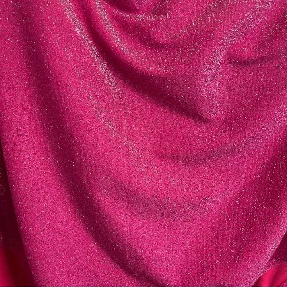 Good American Sparkly Pink One-Piece Swimsuit Size 8 or 5X - Picture 2 of 5